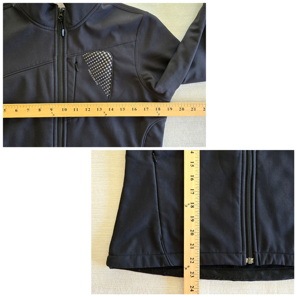 Pro Cam Fis Jacket Womens M Black Softshell Coat Outdoor Hiking Utility Gorpcore - Picture 10 of 12